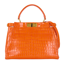 Medium Peekaboo, Crocodile, Orange, 129010, S, 3*